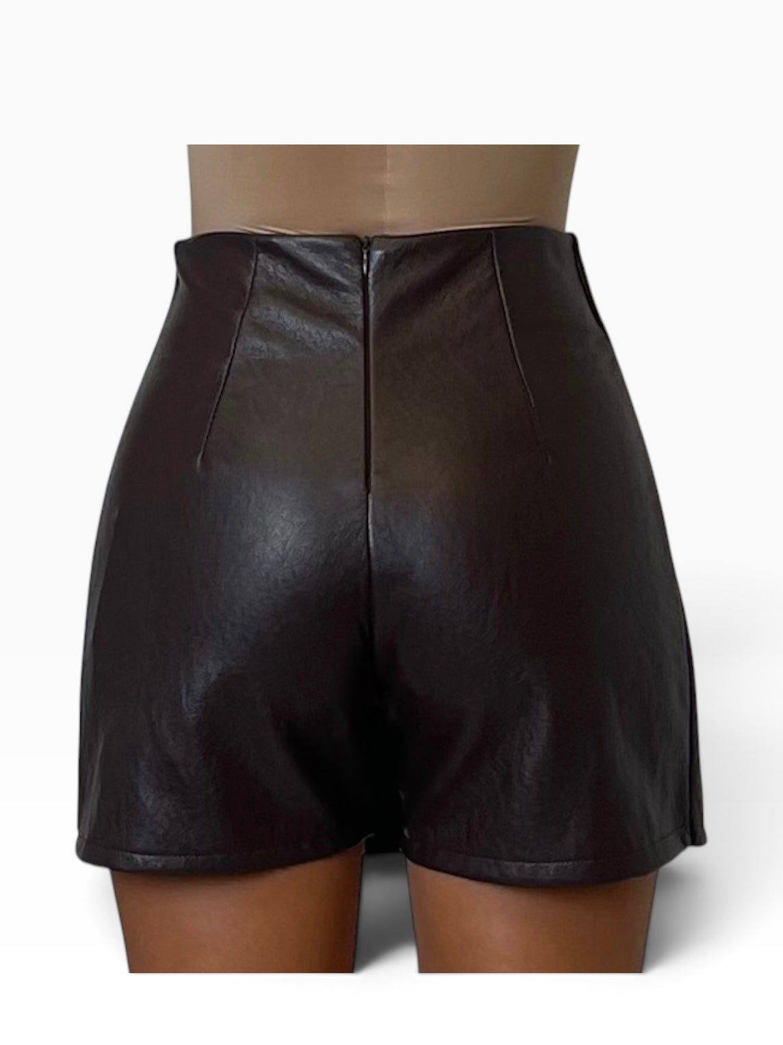 Short eco-pelle pattina portafoglio Donna  -  35020CI