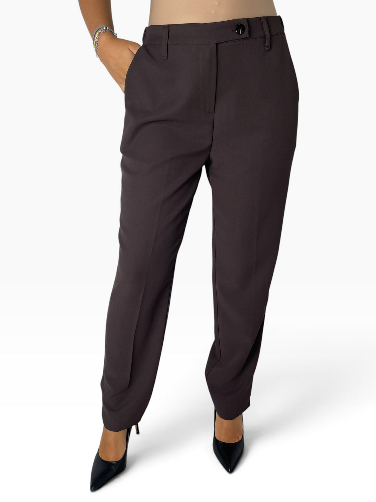 Pantalone sartoriale con riga stirata Donna  -  P3471F25827