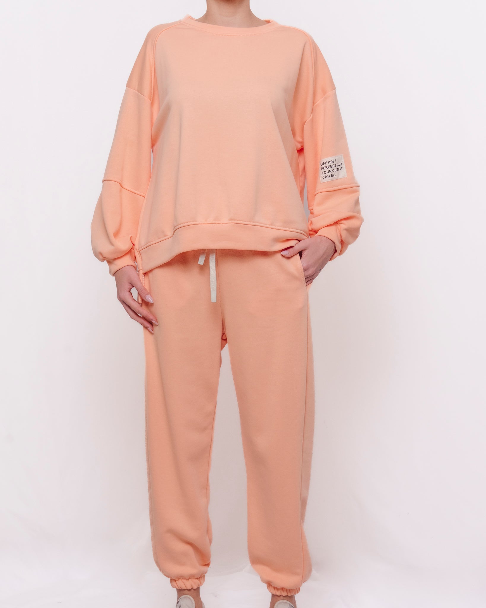 Completo felpa e pantaloni tuta oversize Donna  -  7226/6090V