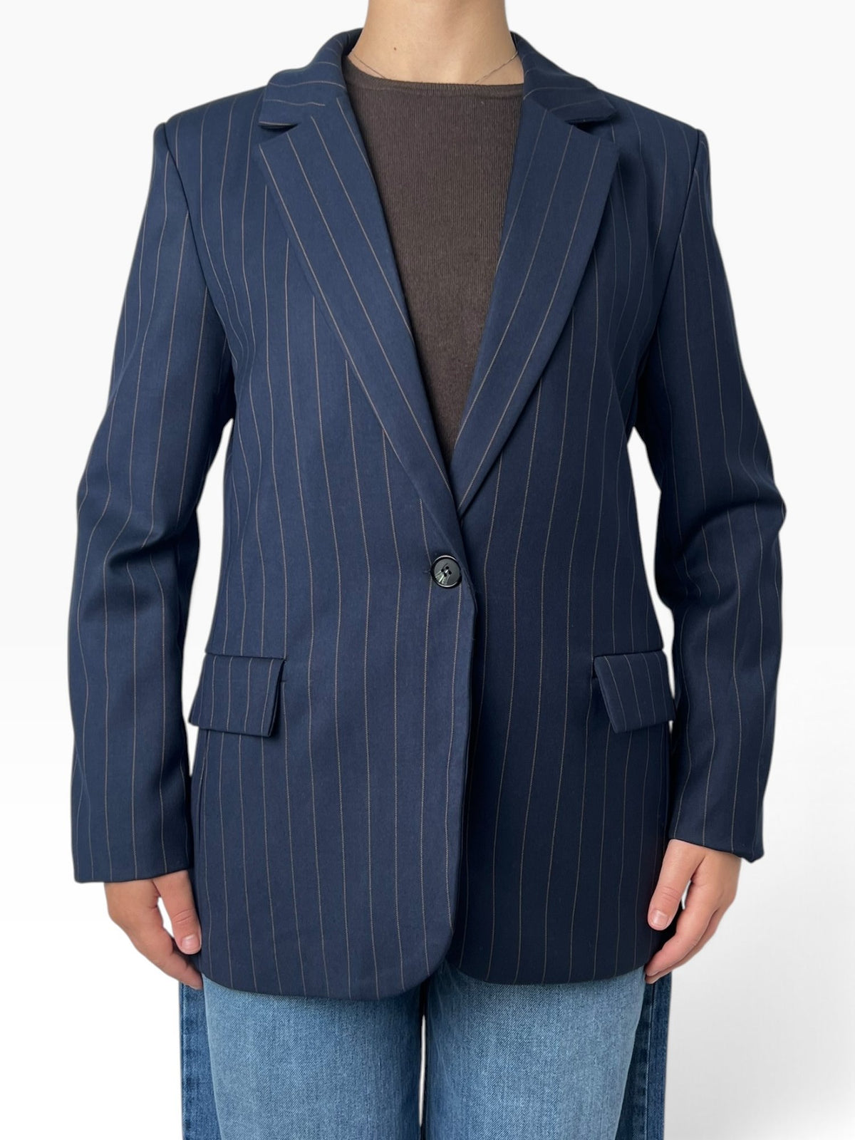 Blazer gessato monopetto Donna  -  20559KA