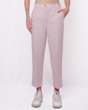 Pantaloni sartoriali straight leg vita alta Donna  -  TAB0249
