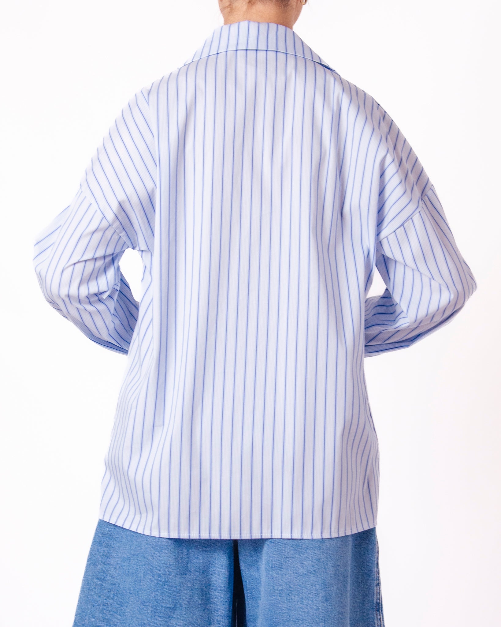 Camicia Oversize a Righe Classica Donna  -  26110