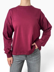 T-shirt manica lunga in cotone Donna  -  UAC0179
