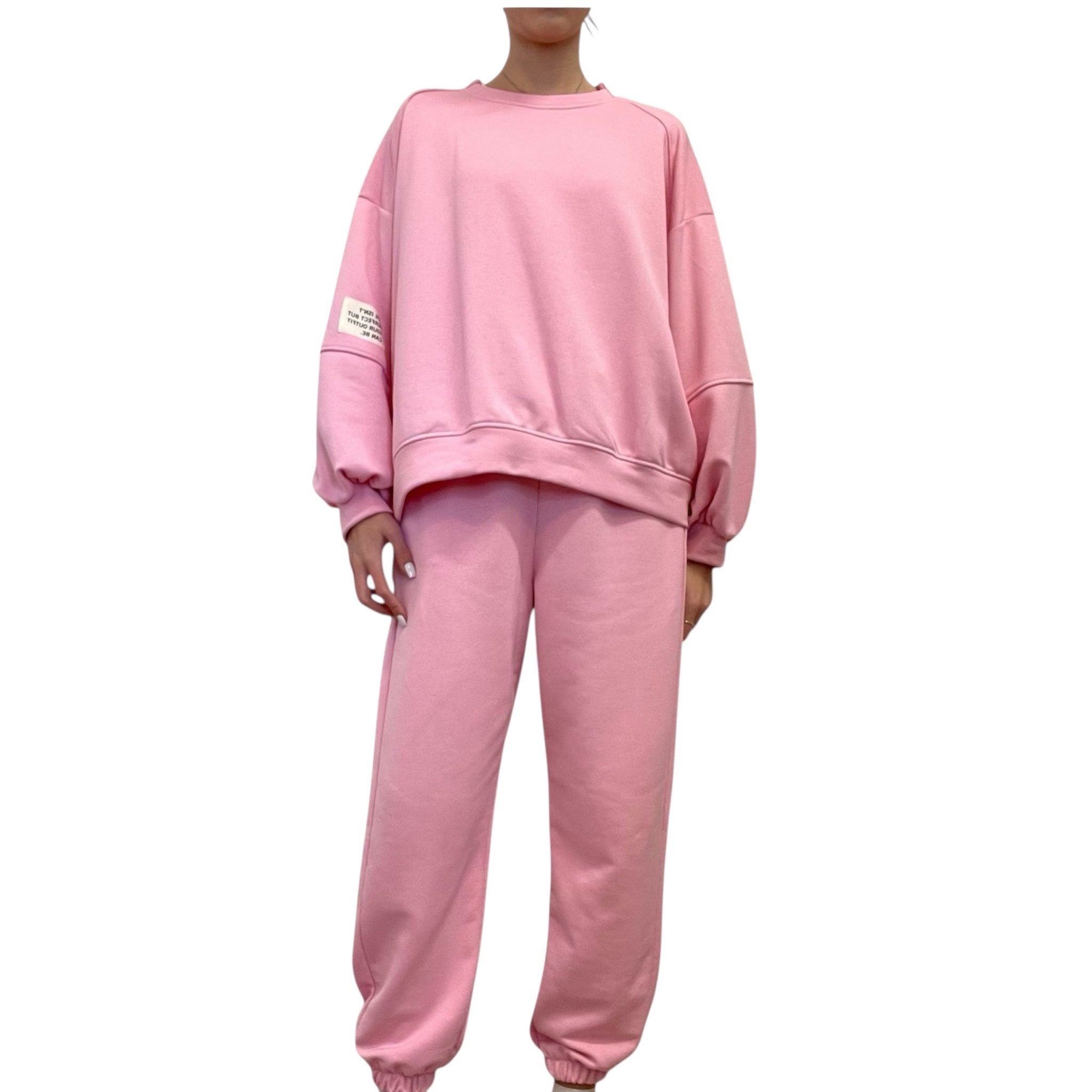 Completo felpa e pantaloni tuta oversize Donna  -  7226/6090V