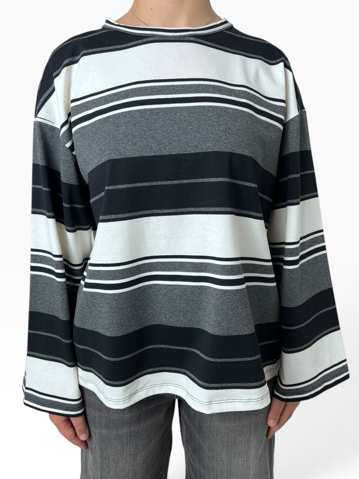 Maglia a righe oversize Donna  -  UAC0092