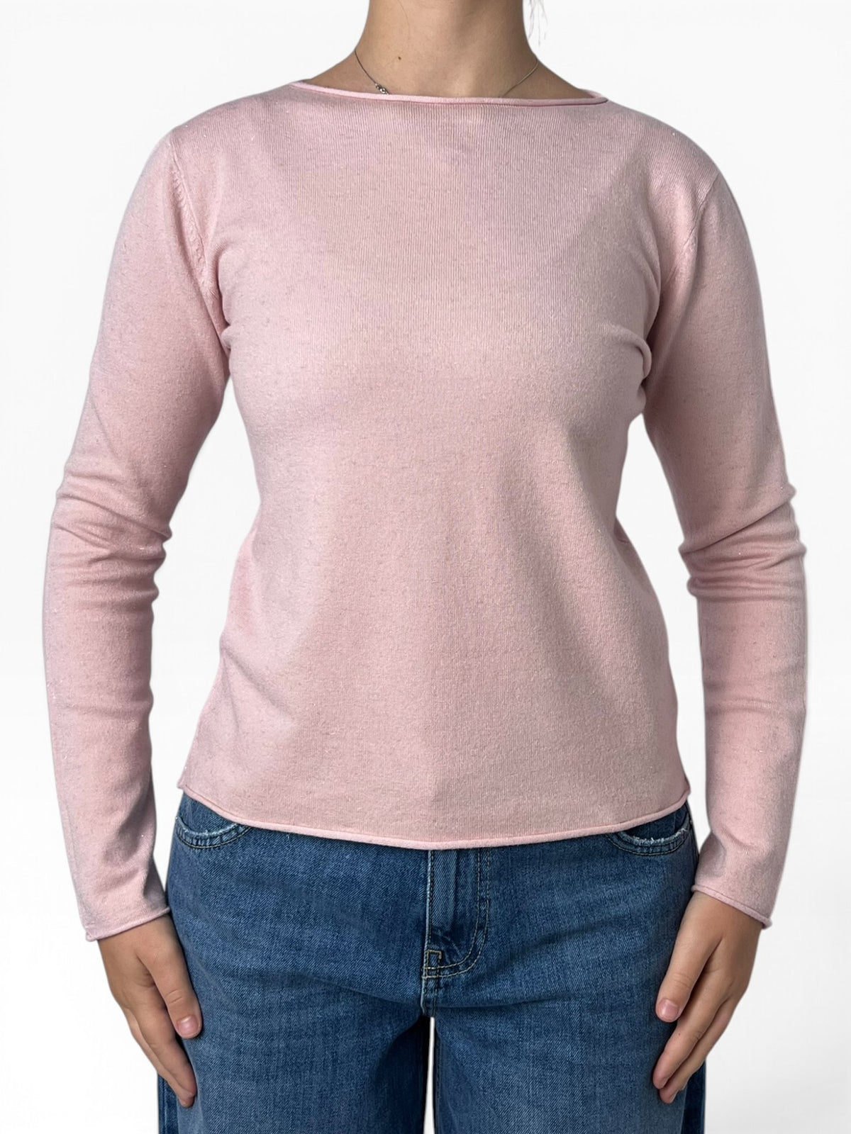 Maglia fine scollo a barca Donna  -  26070KA