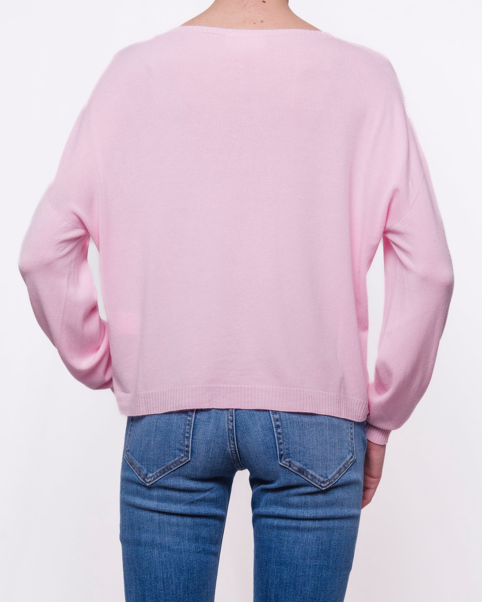Maglia girocollo in maglia fine maniche lunghe Donna  -  2AB2033