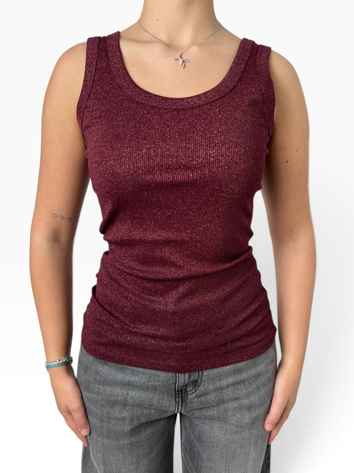 Canotta in maglia luminosa Donna  -  UAC0086
