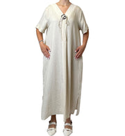 Abito Lungo in Tessuto Leggero Donna  -  18139F