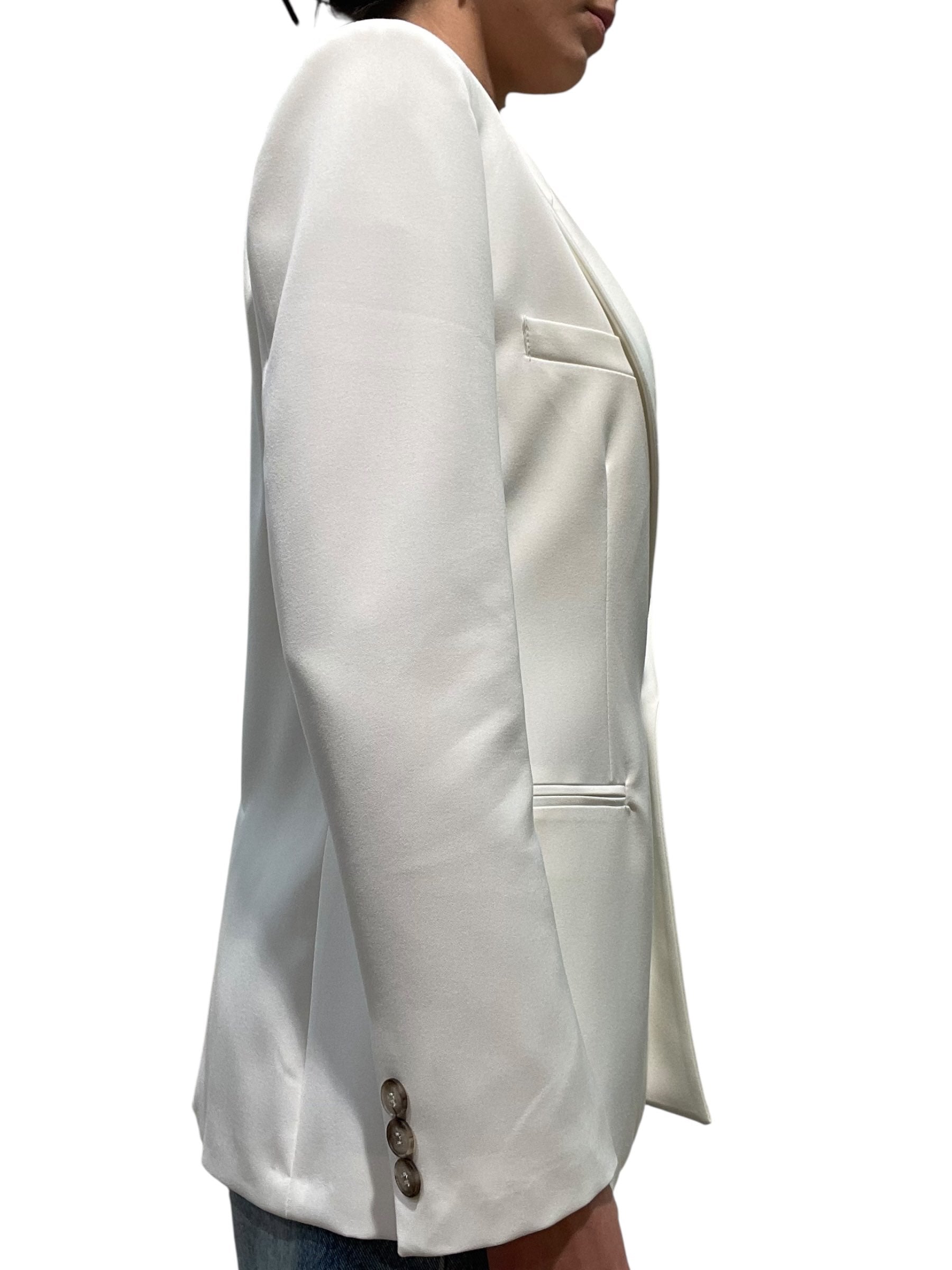 Blazer monopetto con revers a punta e un bottone Donna  -  TAB0246