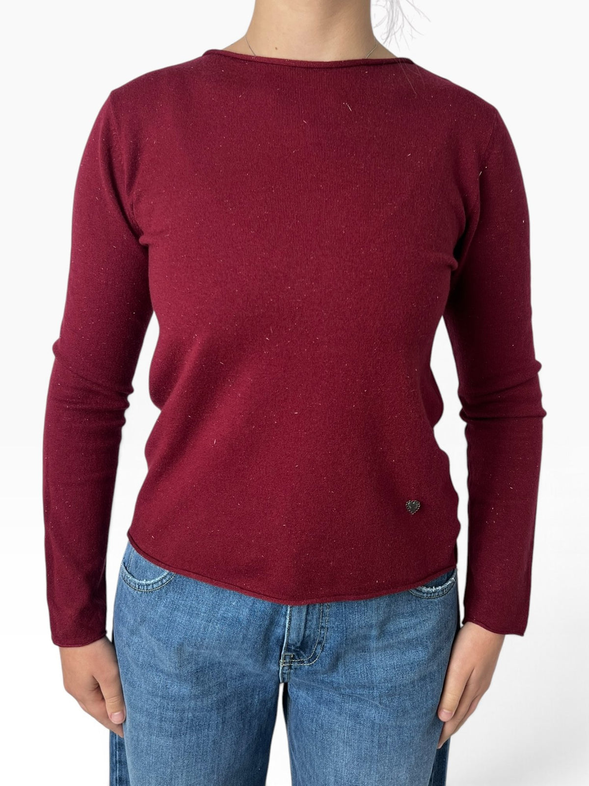 Maglia fine scollo a barca Donna  -  26070KA