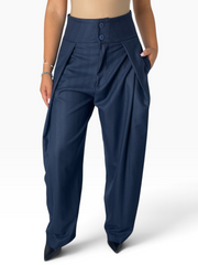 Pantalone a vita alta Donna  -  8141CI
