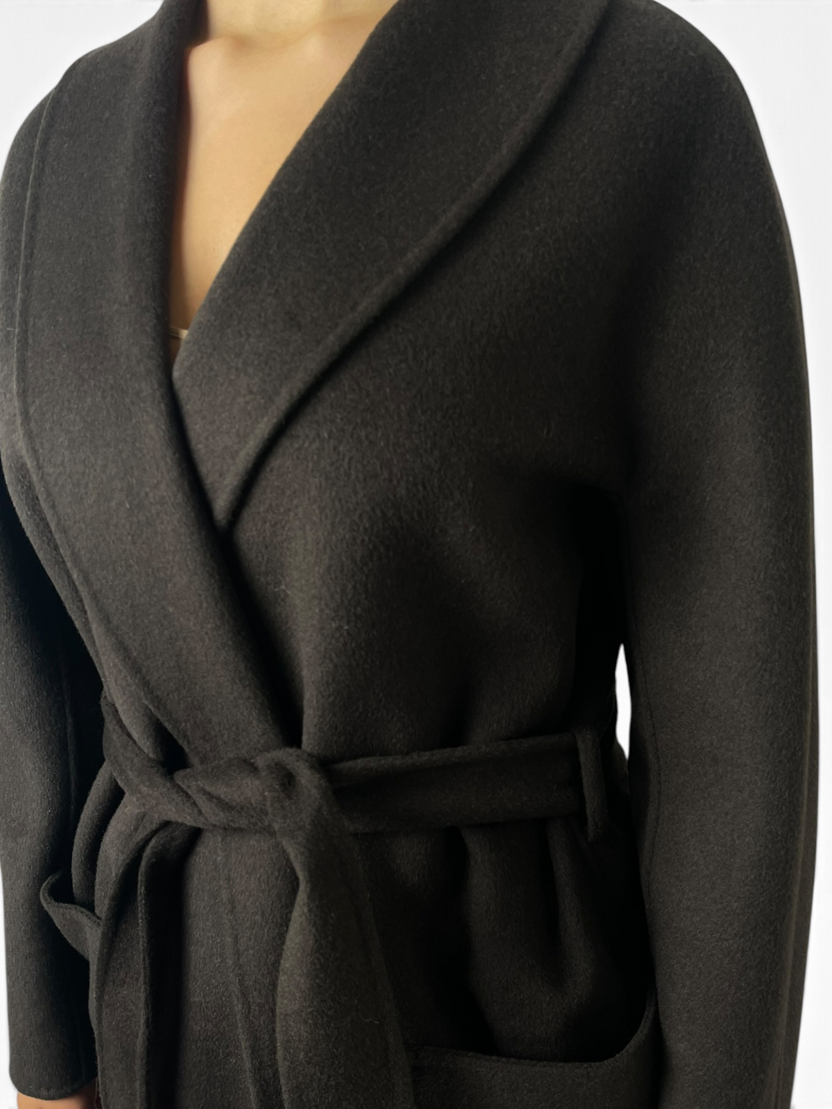 Cappotto avvolgente con collo a scialle Donna  -  TAC0004