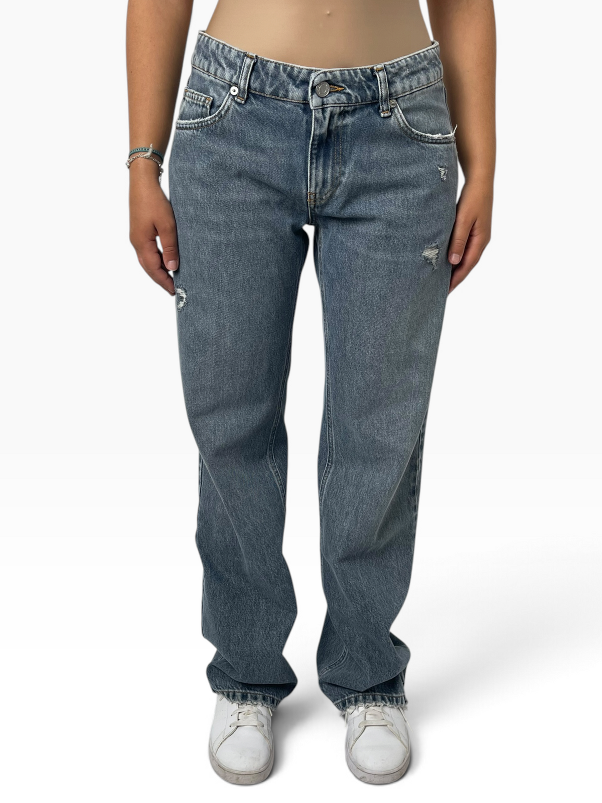 Jeans dritti a vita bassa Donna  -  DAC5005