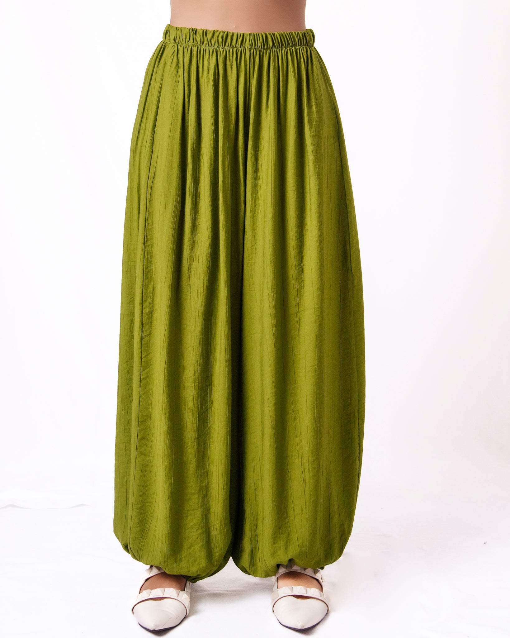 Pantaloni palazzo fluidi elastico in vita Donna  -  26100CL