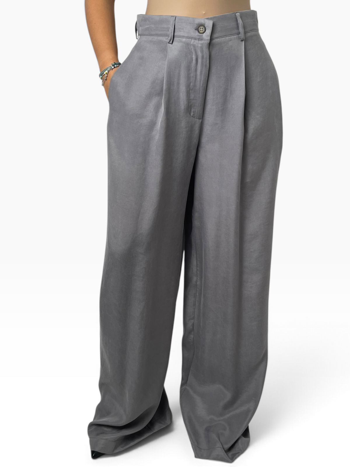 Pantalone fluido a gamba ampia Donna  -  TAC0341
