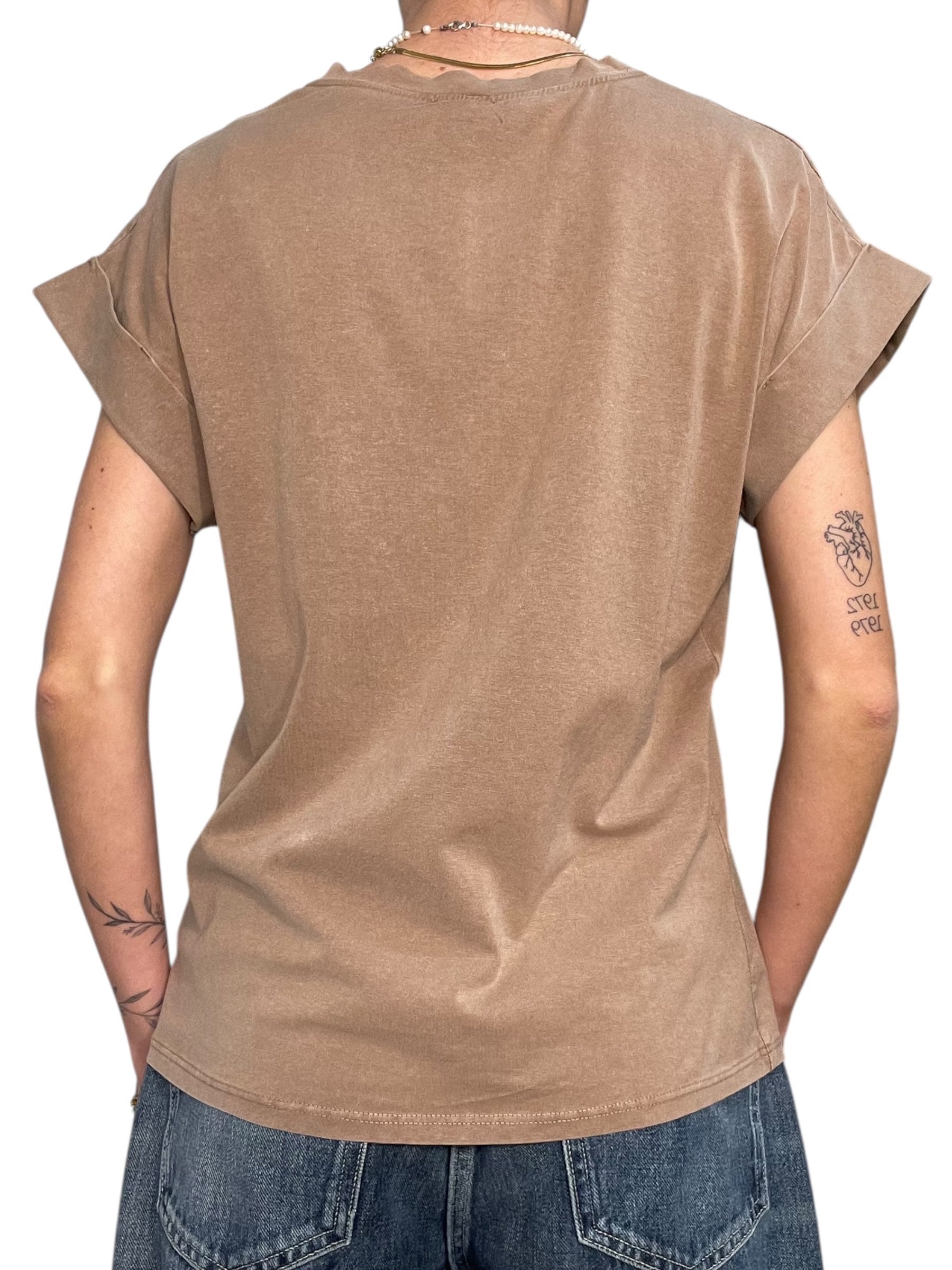 T-shirt oversize stampa ciliegie Spring Mood Donna  -  230M