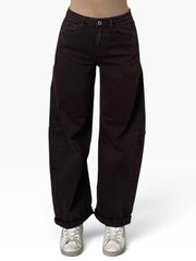 Jeans gamba curvata risvolto fondo Donna  -  8072KA