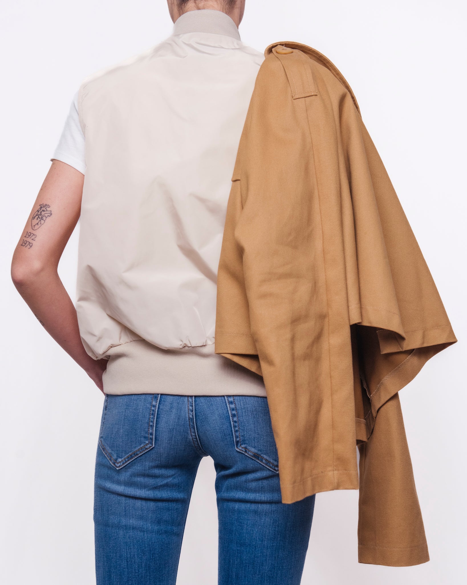 Trench Corto Doppiopetto con Colletto Donna  -  53461