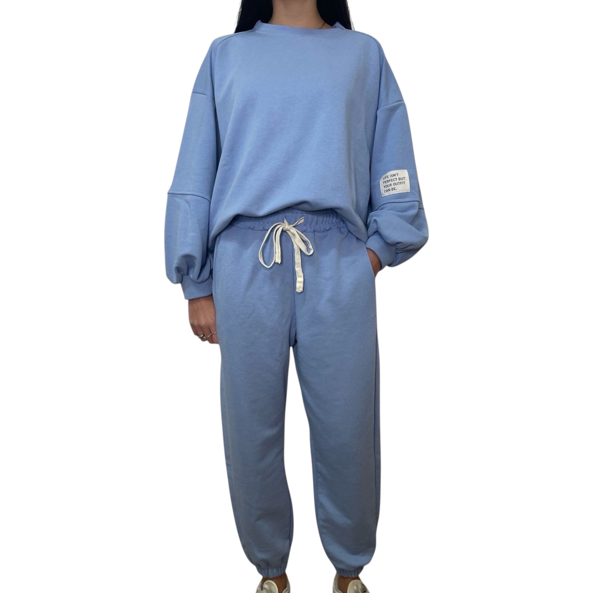Completo felpa e pantaloni tuta oversize Donna  -  7226/6090V