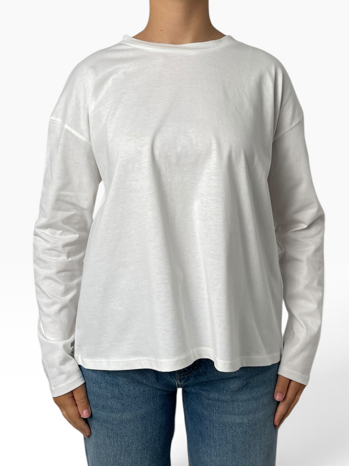 T-shirt morbida a manica lunga Donna  -  11771
