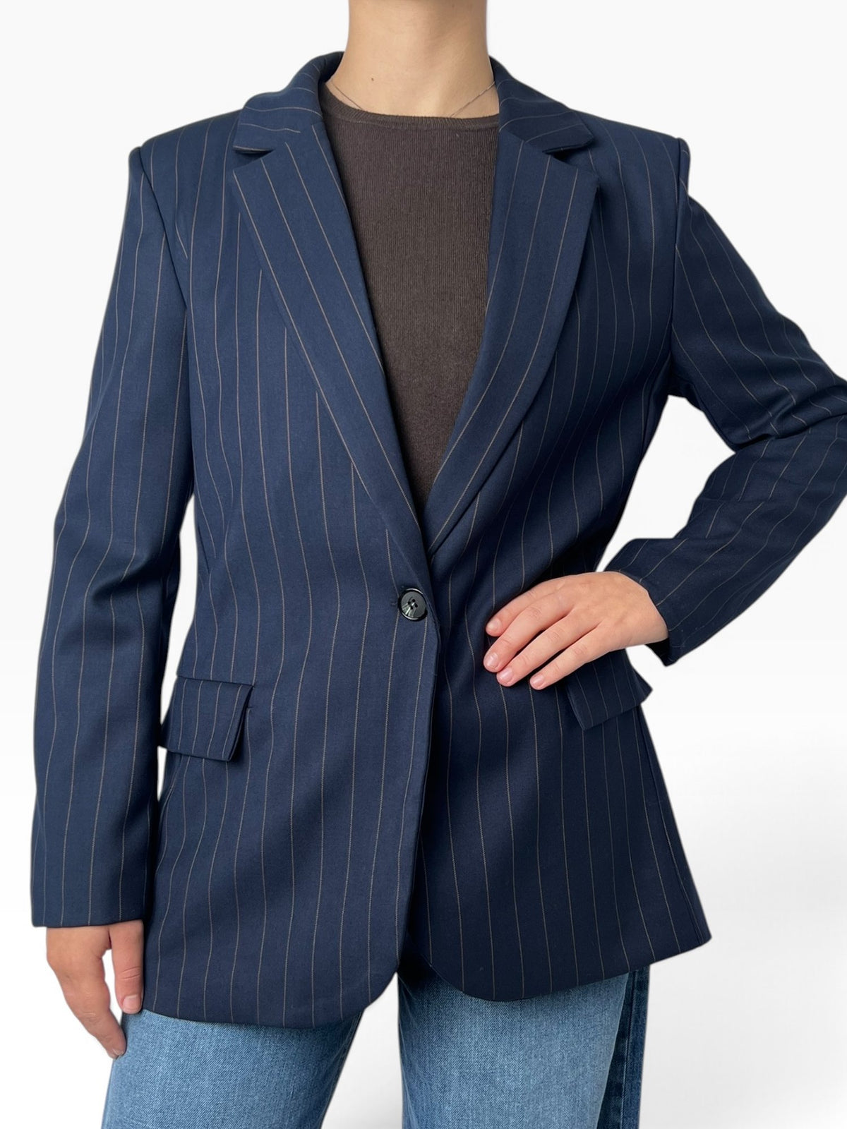 Blazer gessato monopetto Donna  -  20559KA