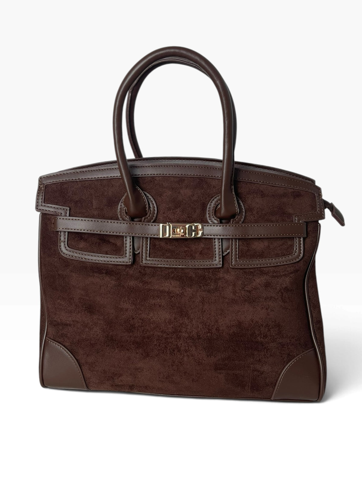 Borsa a mano scamosciata strutturata Donna  -  A9940-367