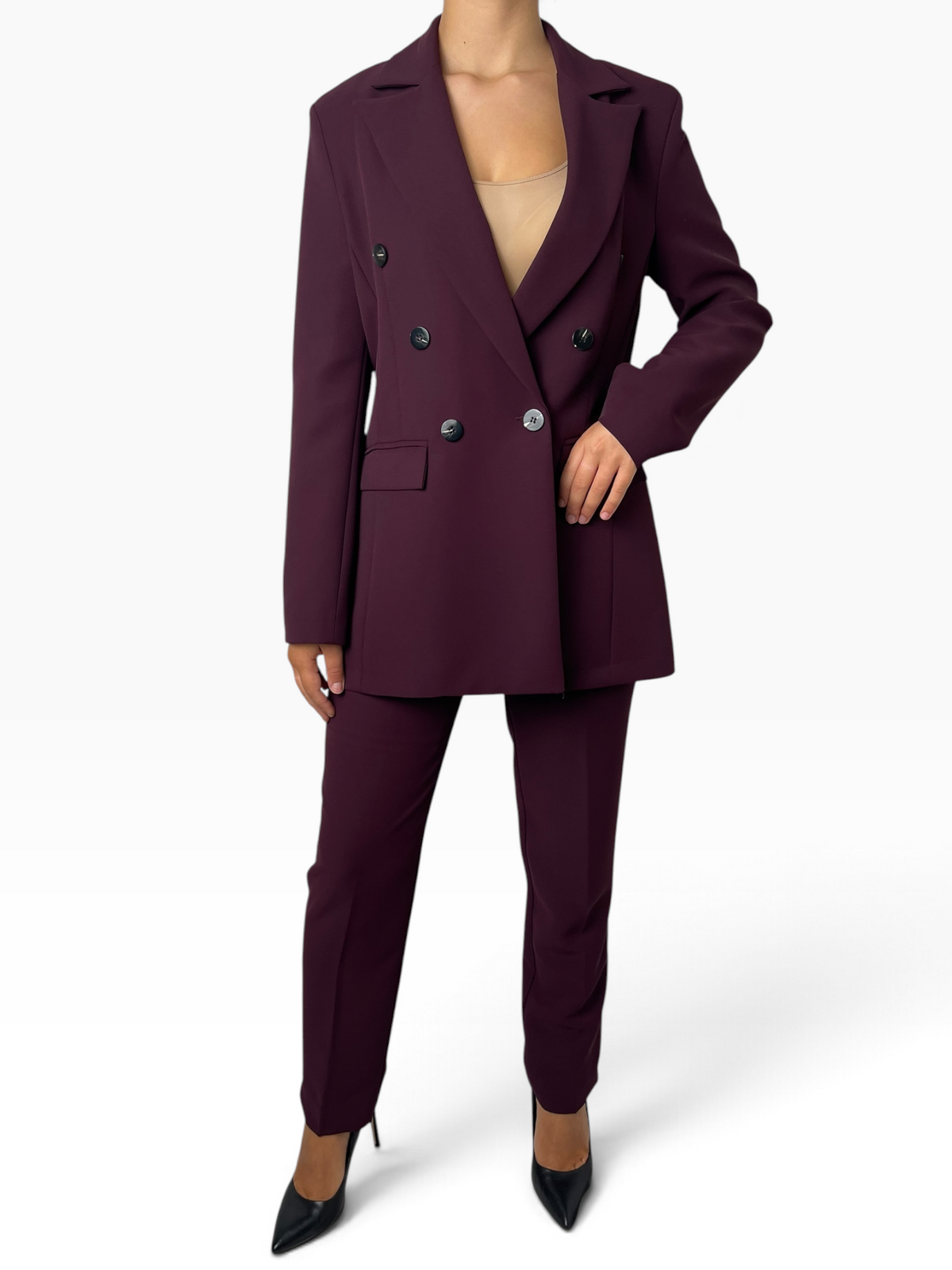 Pantalone sartoriale con riga stirata Donna  -  P3471F25827
