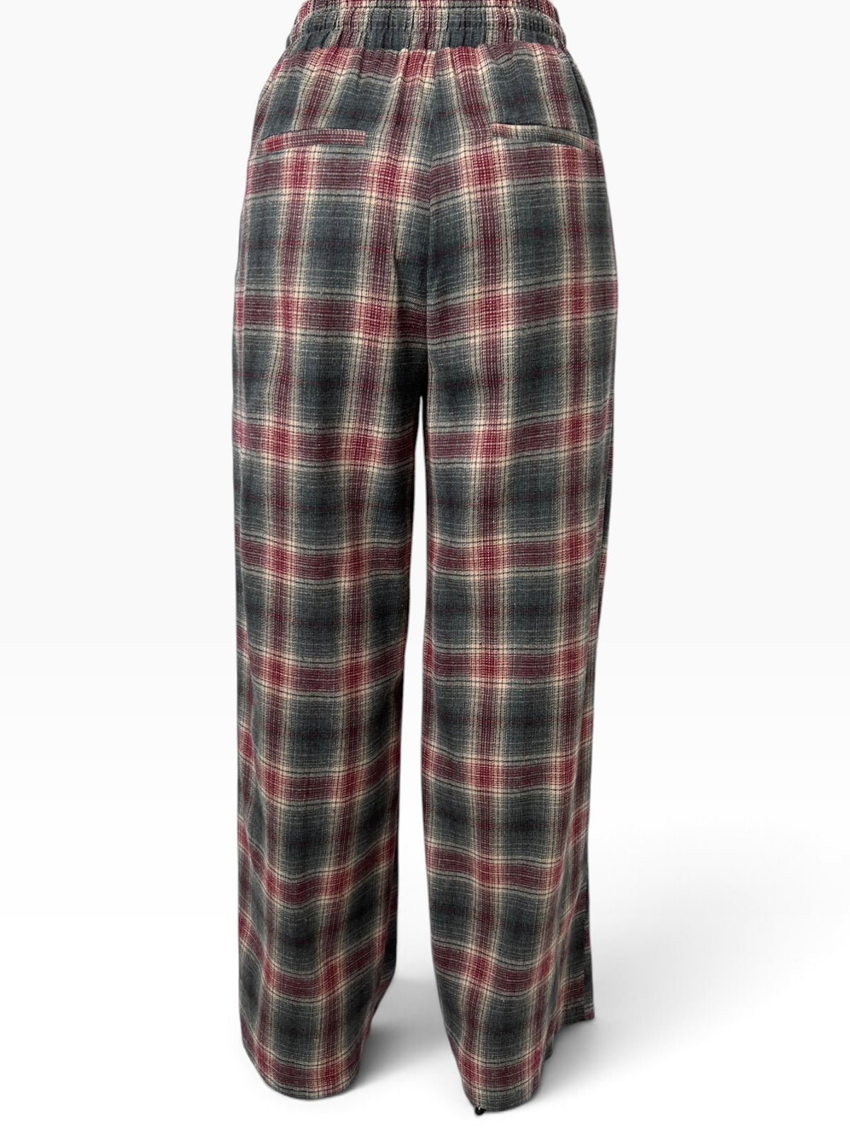 Pantalone a quadri con coulisse Donna  -  TAC1014