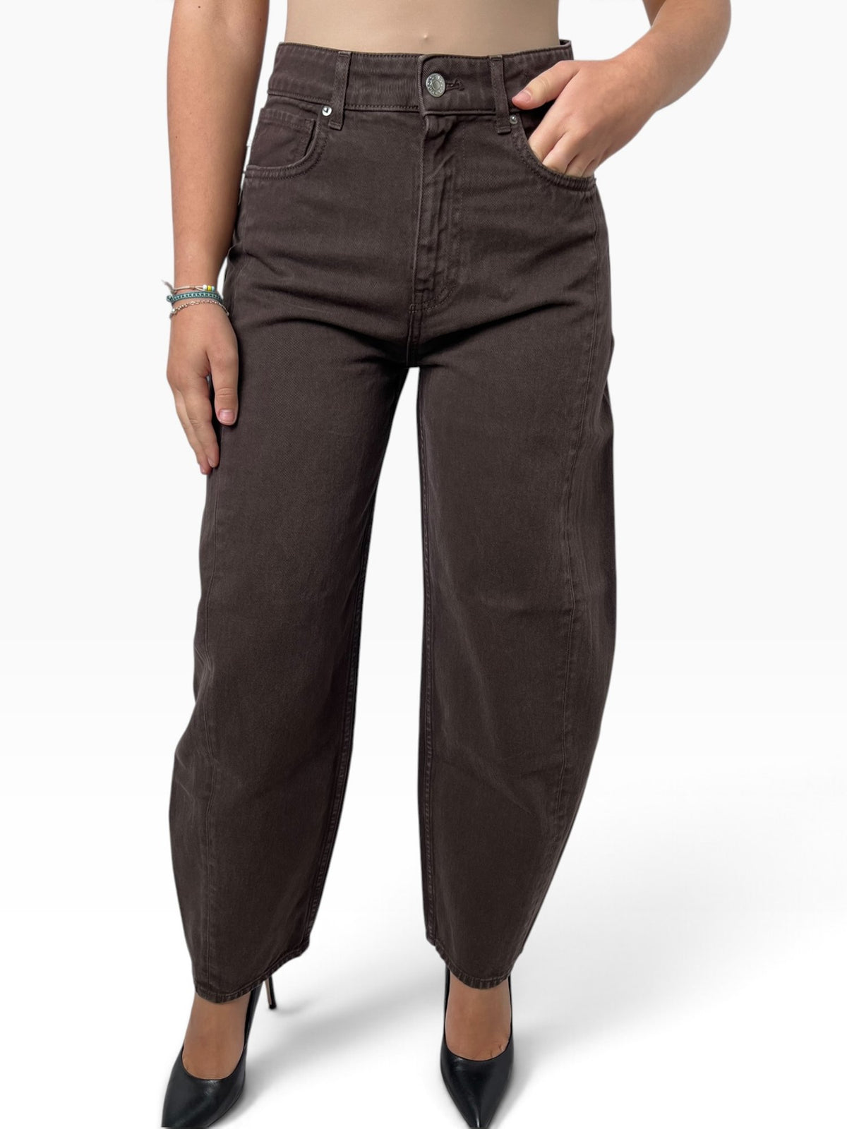 Pantalone balloon in cotone Donna  -  DAC5080
