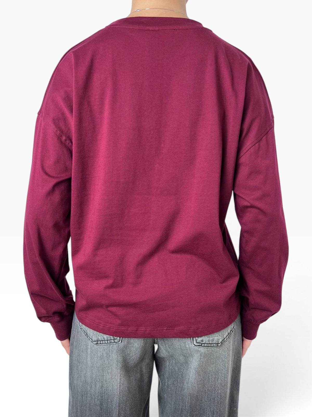 T-shirt manica lunga in cotone Donna  -  UAC0179