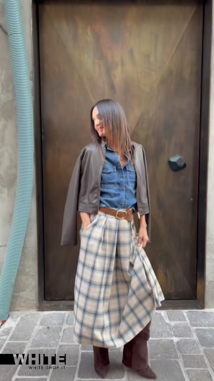 Denim, check e stivali