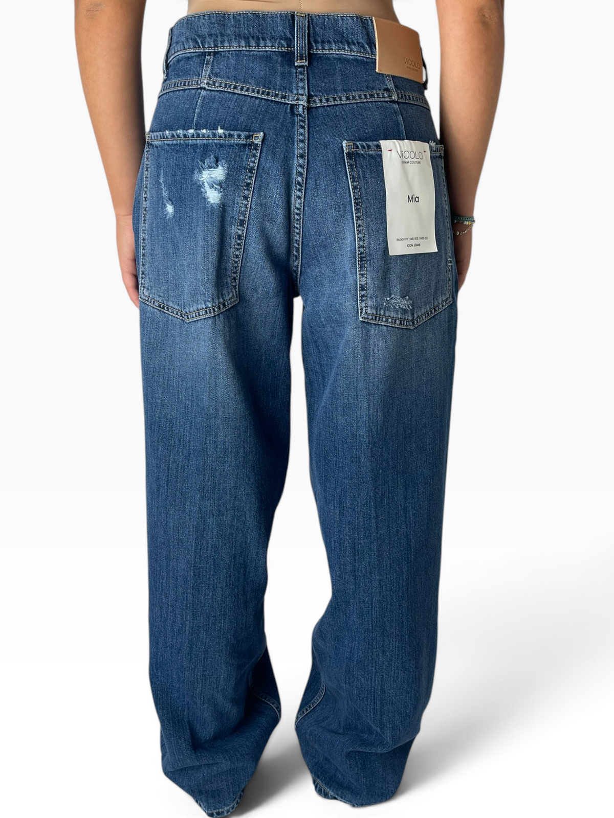 Jeans Mia a gamba ampia Donna  -  DAC5119