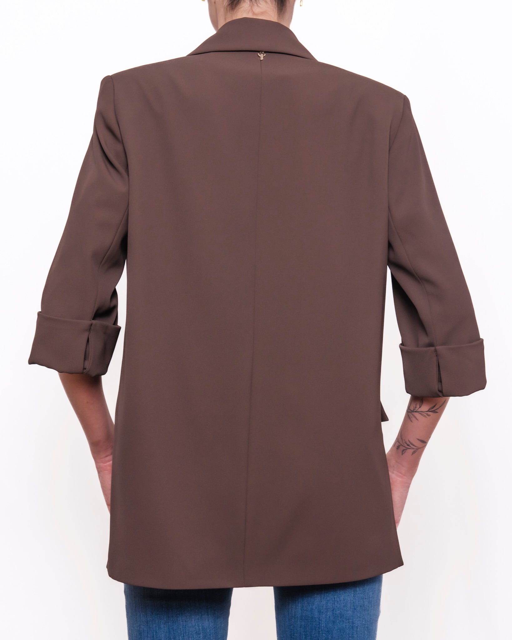 Blazer doppiopetto maniche a tre quarti Donna  -  M02N0018