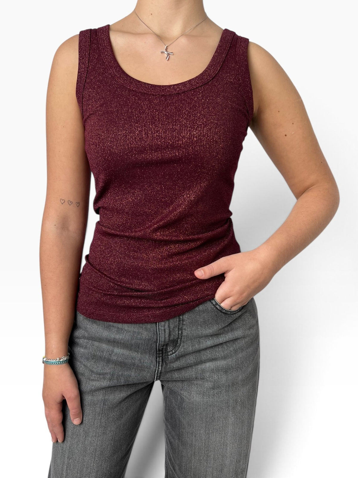 Canotta in maglia luminosa Donna  -  UAC0086