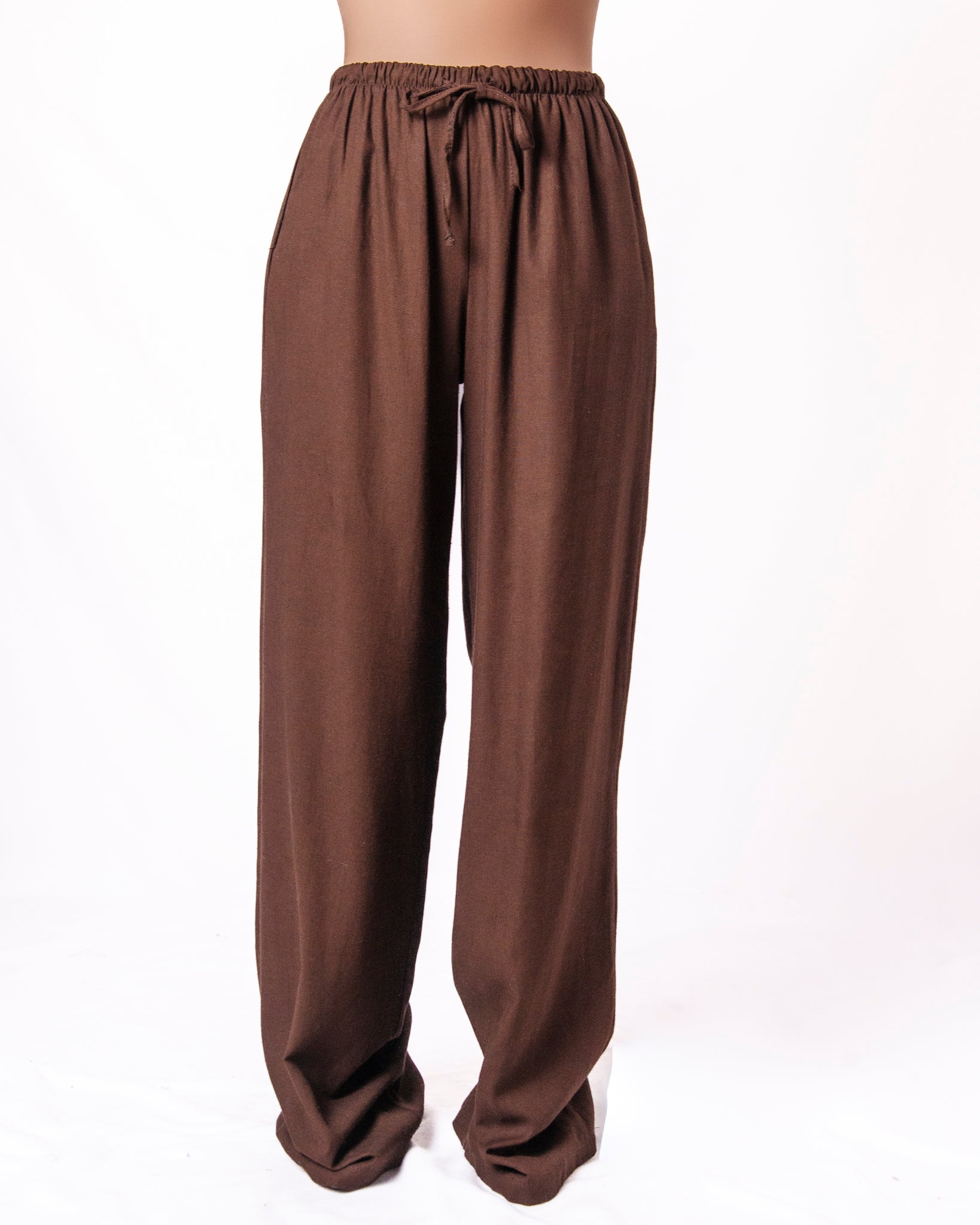 Pantaloni Ampi con Coulisse Donna  -  13418-7