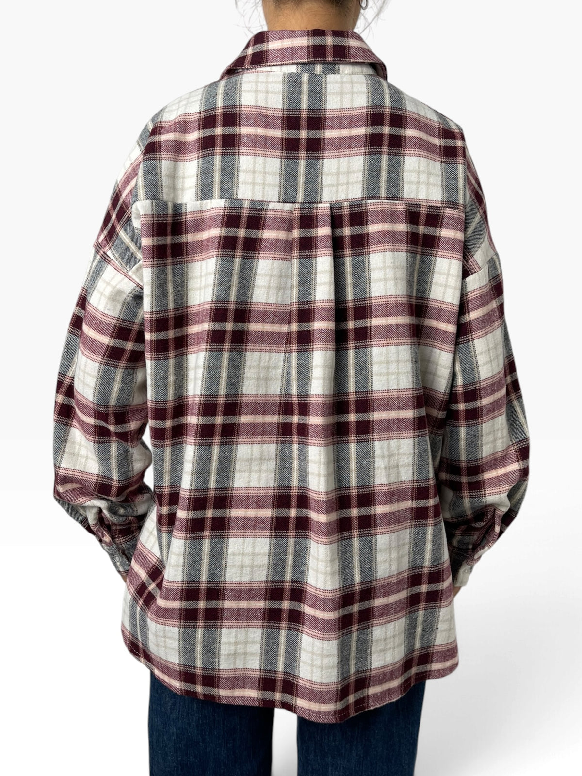 Camicia a quadri in flanella morbida Donna  -  17735KA