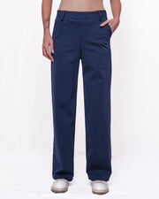Pantaloni a gamba dritta con passanti e tasche Donna  -  1986EC