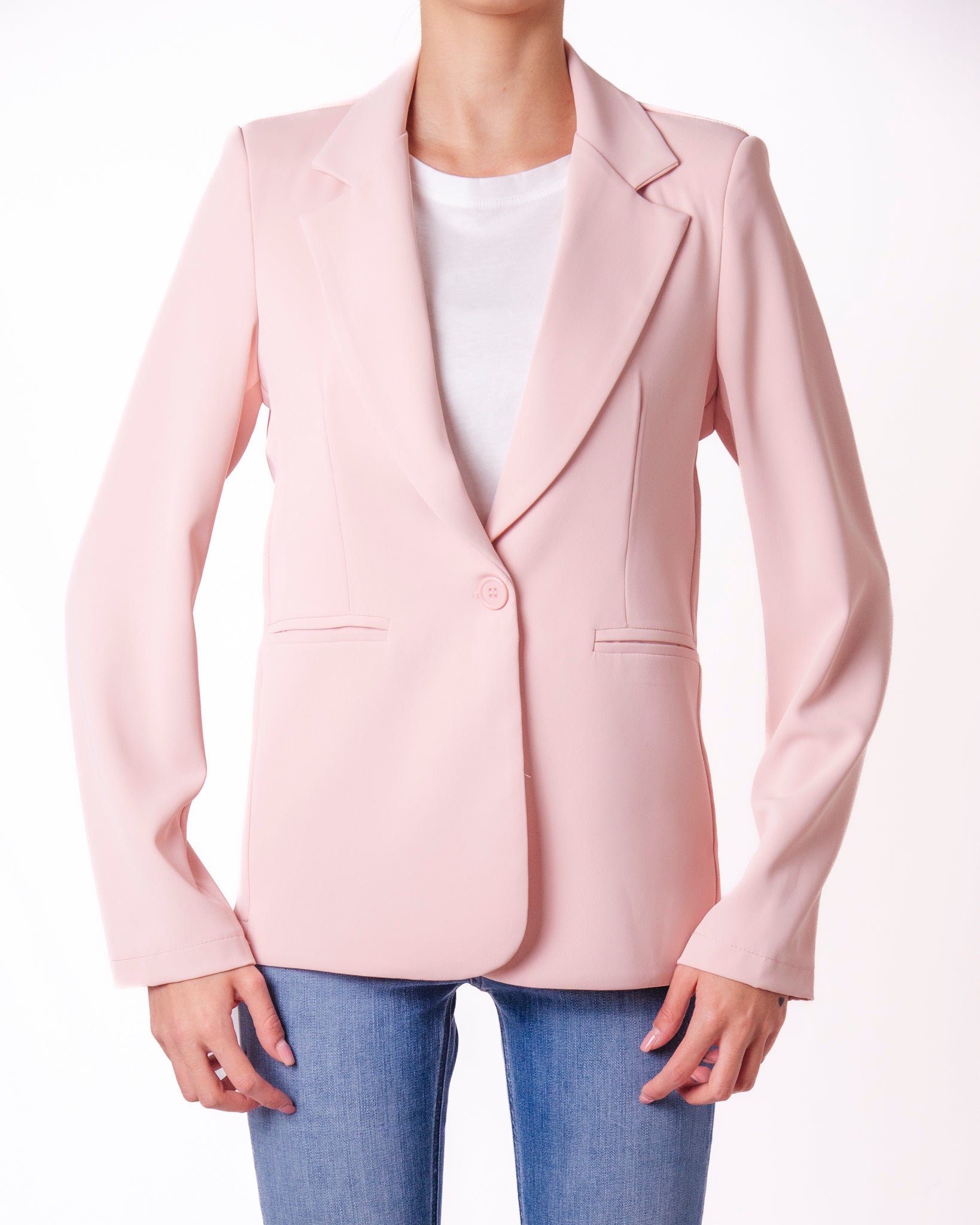 Blazer Sartoriale Monopetto con Revers Donna  -  82947V