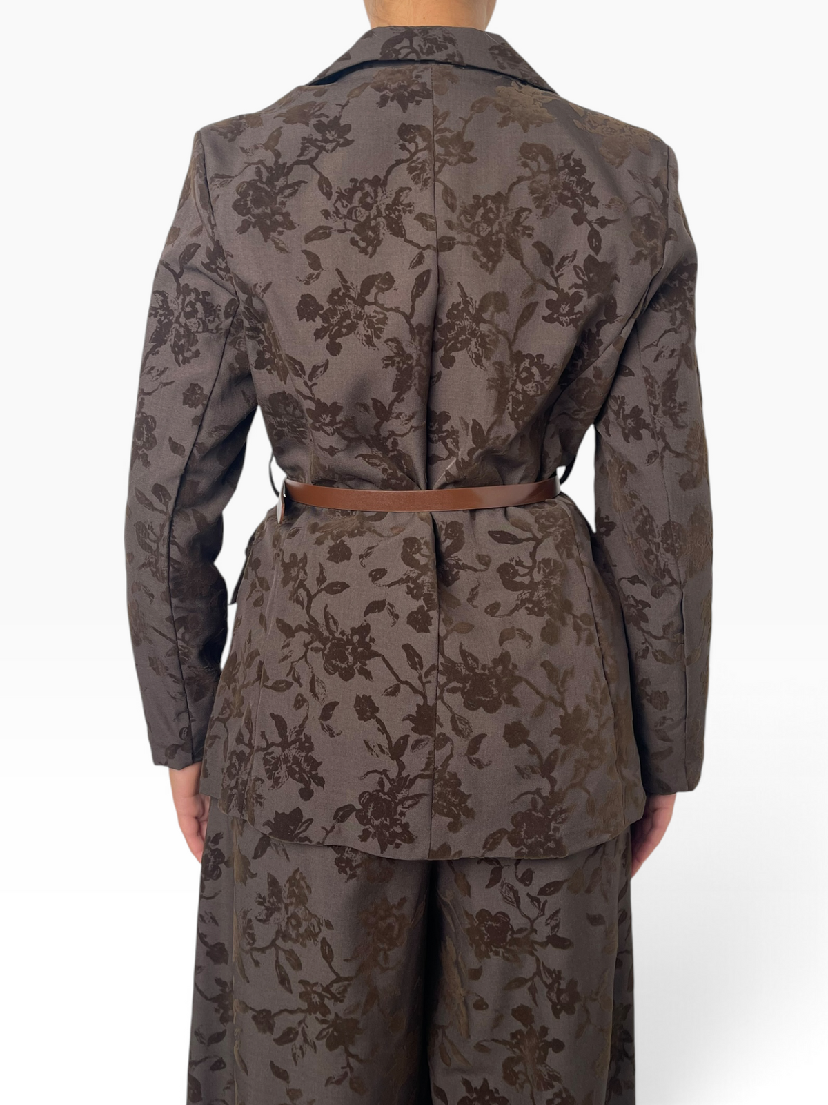 Completo floreale con pantalone palazzo Donna  -  969041+122981X