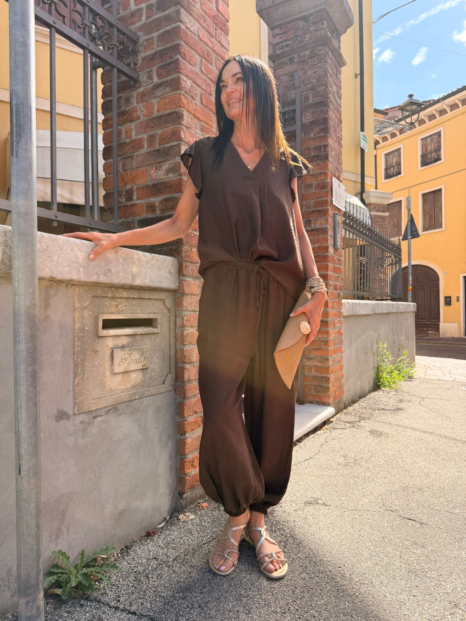 Completo con Top e Pantalone Donna  -  66050/65027X