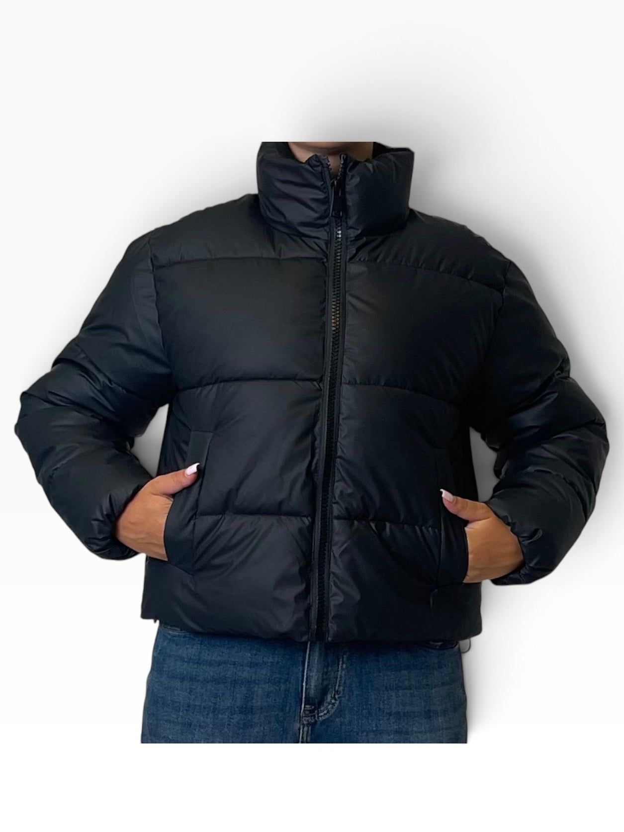 Piumino corto collo alto trapuntato Donna  -  2620KA