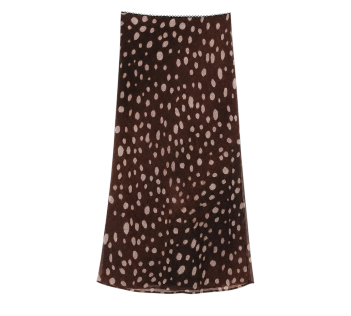 Gonna midi fluida stampa animalier Donna  -  LD6266