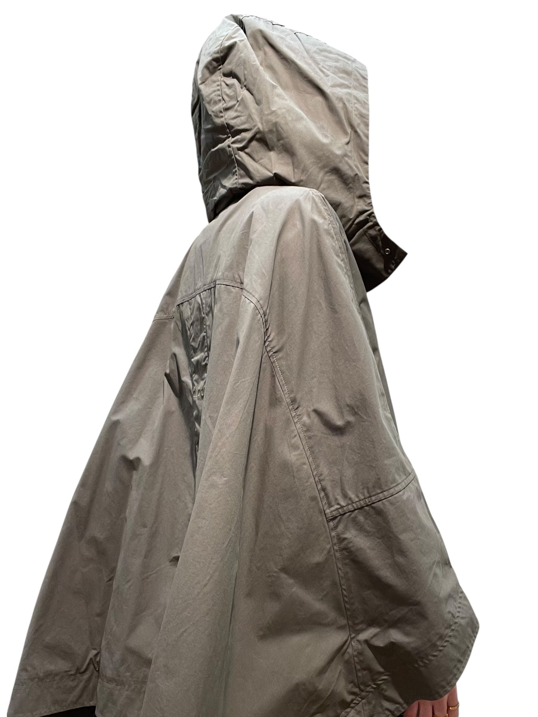 Mantella con cappuccio e fodera a quadri Donna  -  TAB0018