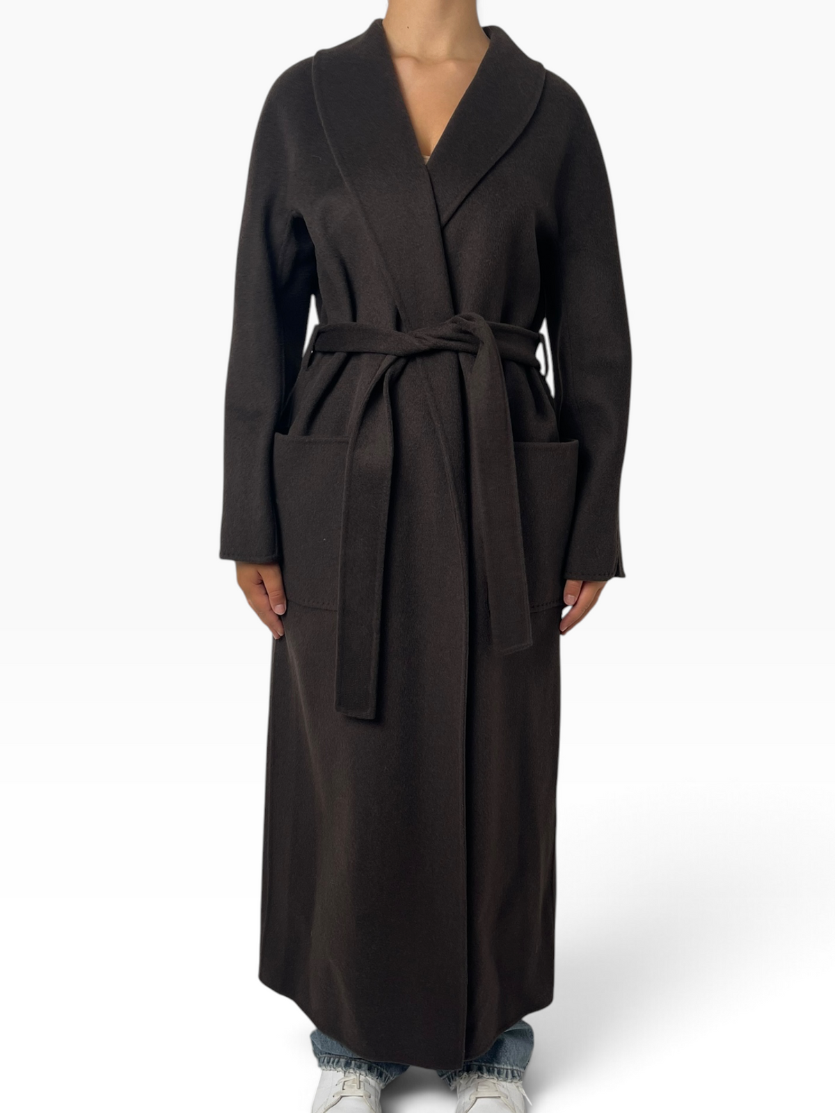 Cappotto avvolgente con collo a scialle Donna  -  TAC0004
