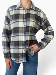 Camicia a quadri in flanella Donna  -  2368KA