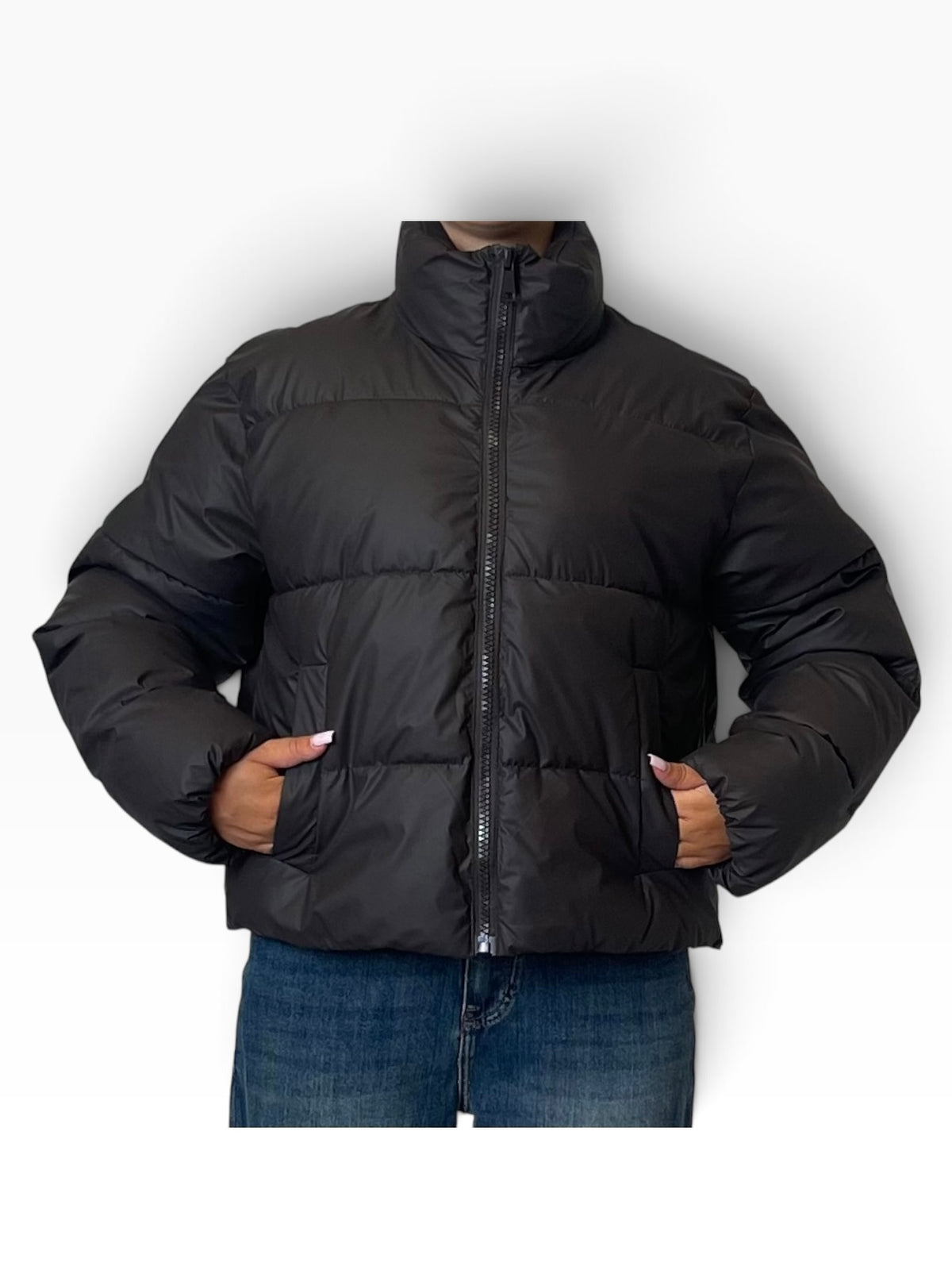Piumino corto collo alto trapuntato Donna  -  2620KA