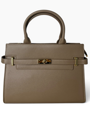 Borsa strutturata con girello dorato Donna  -  D5836