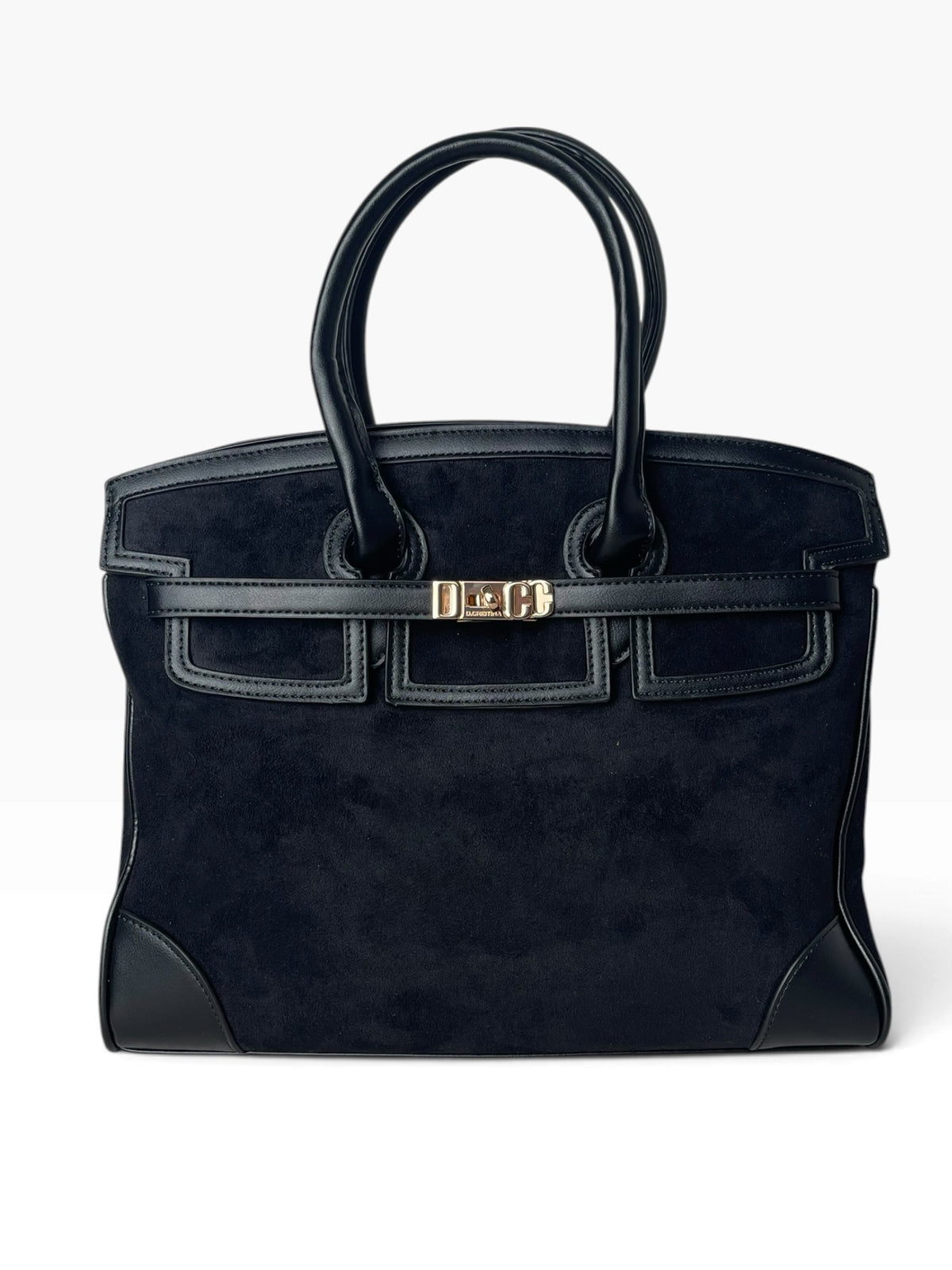 Borsa a mano scamosciata strutturata Donna  -  A9940-367