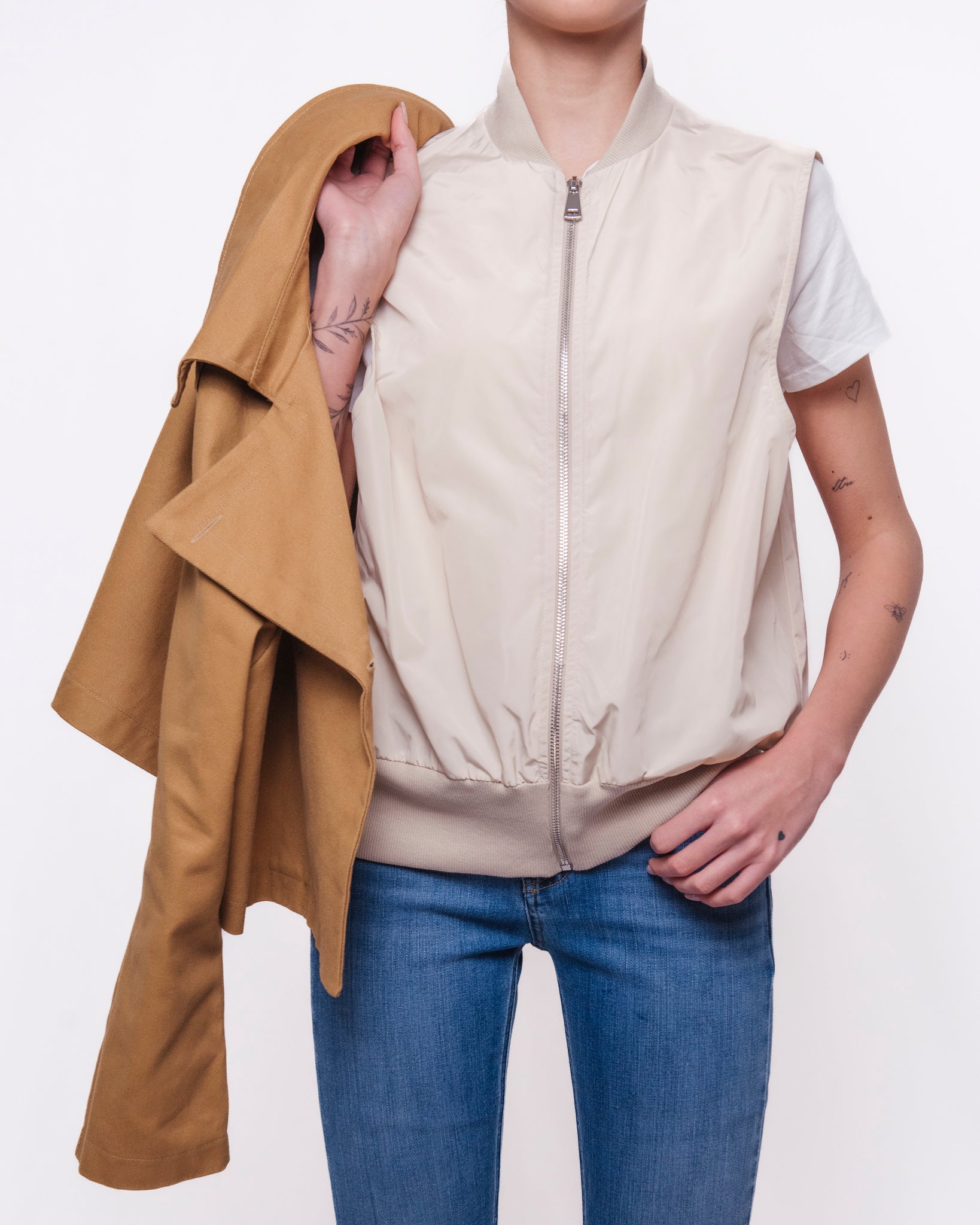 Trench Corto Doppiopetto con Colletto Donna  -  53461